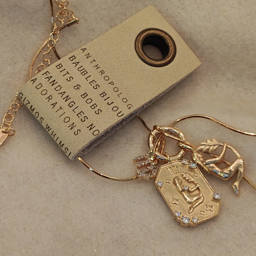 Anthropologie Virgo Charm Necklace - Picture 3 of 8